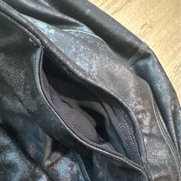 Athleta Elation Misty Lace Ultra High Rise Black Tights Size XS - Picture 5 of 11